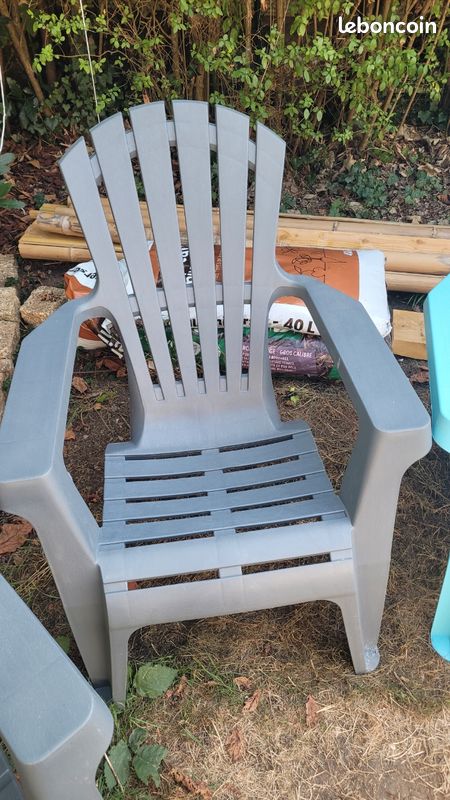 4 fauteuils jardin état neuf (image 2)