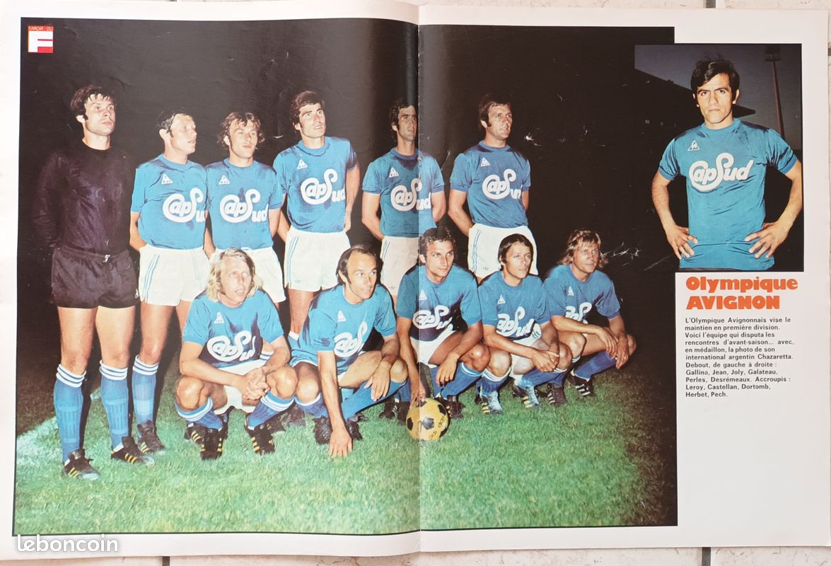 Miroir Du Football N°242 1975 – ASSE Lens Finale Coupe, Poster Des Verts (BE Collection)