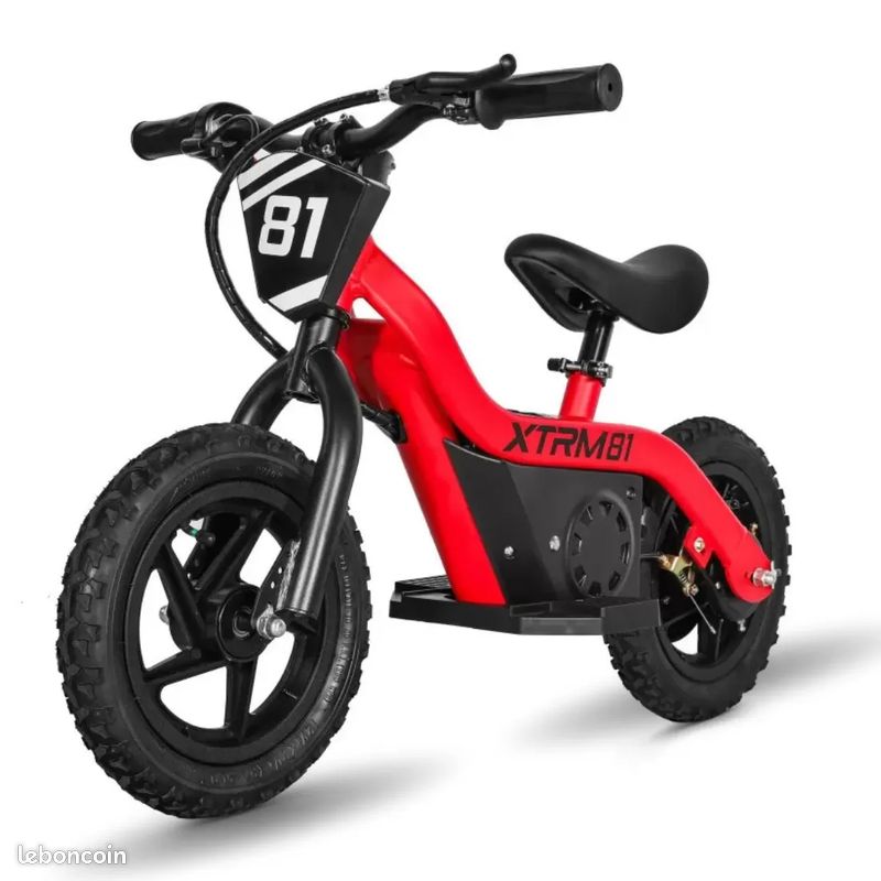 Draisenne électrique Enfant RFX - 12 Pouces, 100W, 24V - Style Moto Cross