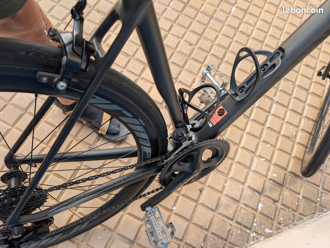Canyon Ultimate CF SL 7 taille S - Shimano 105 + roues carbone Prime RR-50 V3 + capteur de puissance Stages (image 4)