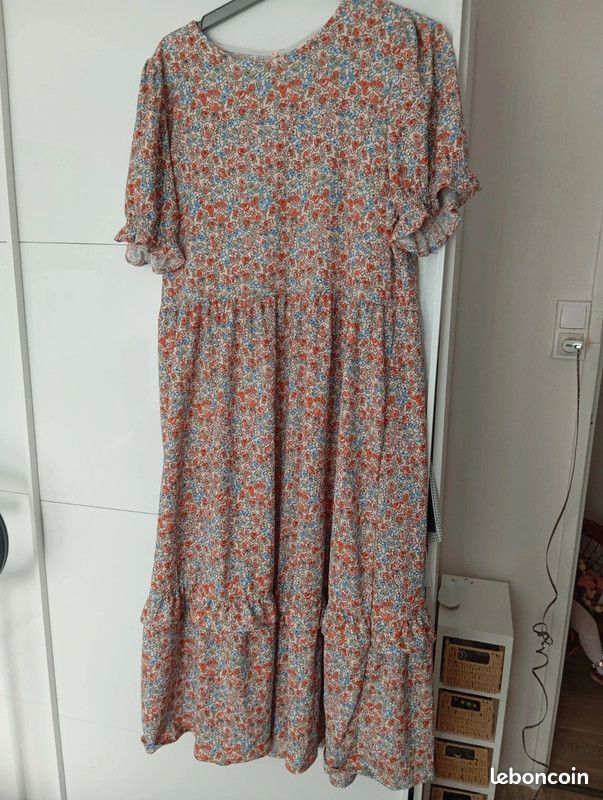 Robe C'EST BEAU LA VIE SANGRIA 63CB2RO115 Ecru C'EST BEAU LA VIE