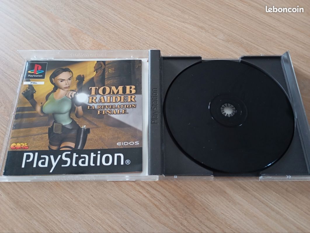 Jeu PS1 Tomb Raider: La Révélation Finale - Version PAL - Bon état (boîtier à Changer)