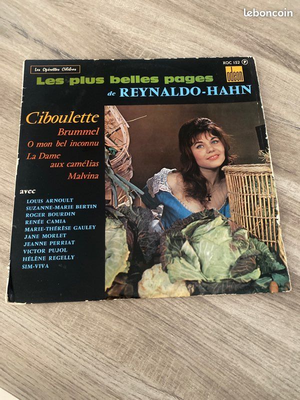 Disque vinyle 33 tours les plus belles pages de Reynaldo Hahn (image 1)