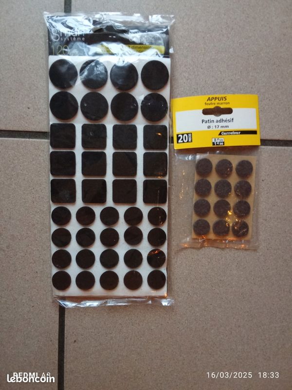 Lots de 140 pattins adhésifs (image 1)