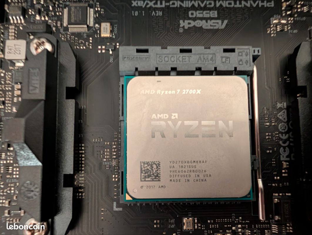 KIT PC Ryzen 2700x, 16go de Ram, AsRock B550 Phantom ITX