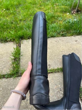 Bottes De Cheval En Cuir DODA - Marron - Occasion Excellent état