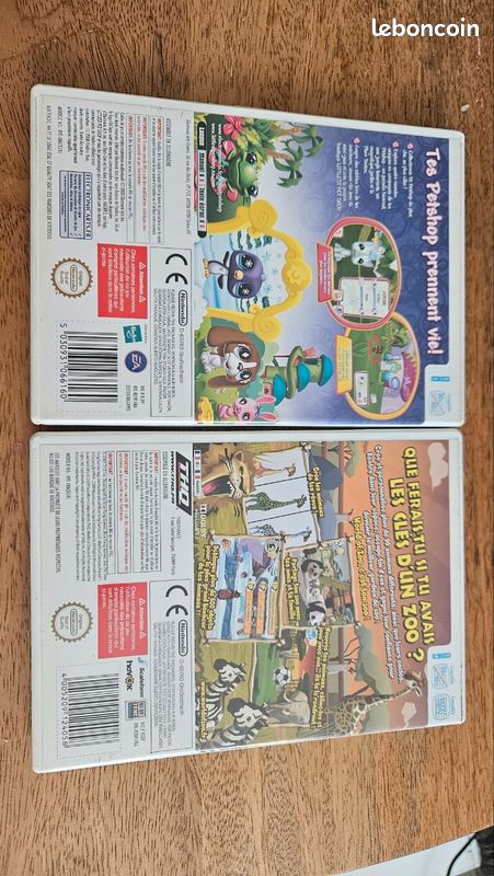 Lot jeux wii (littlest petshop et world of zoo) (image 2)