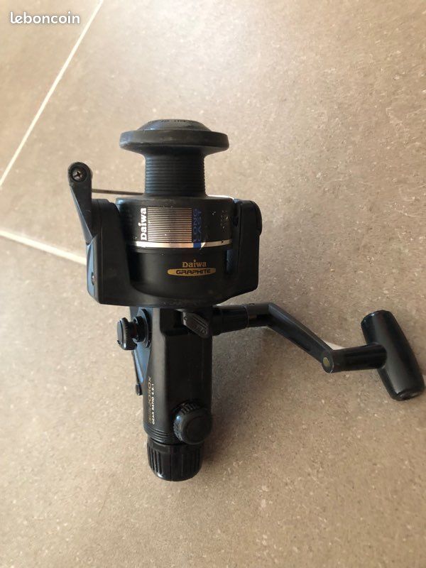 Moulinet De Pêche Vintage Daiwa G2600 Graphite - Pour Pêche En Mer - Fonctionne - Fabriqué En Corée Du Sud