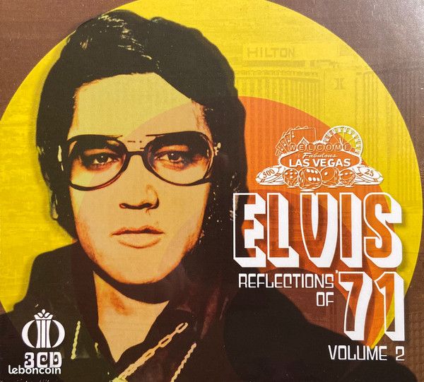 Elvis presley summer festival reflections of 71 vol.2 coffret 3 cd 16, 18 & 19/8/71 las vegas shows (image 1)