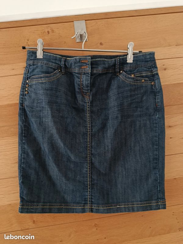 Jupe en jean Daxon | La Redoute