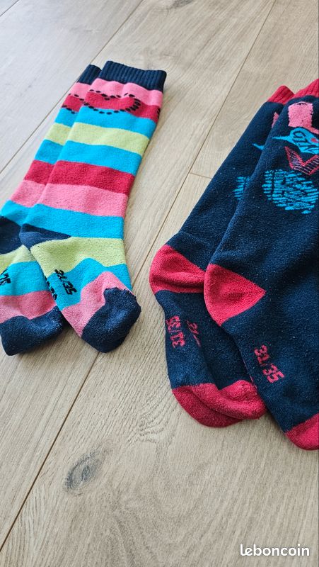 Chaussettes ski fille (image 2)