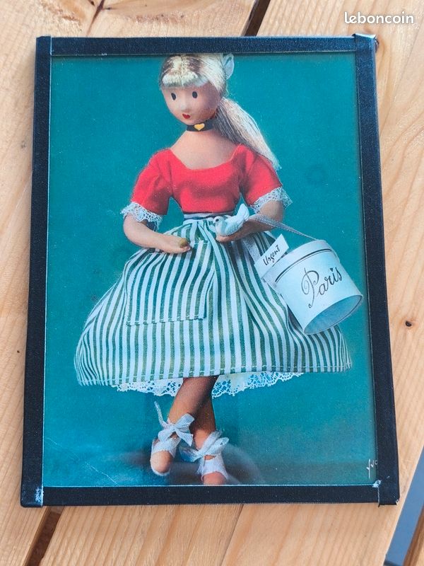 Les poupées de Peynet avec son cadre Décoration