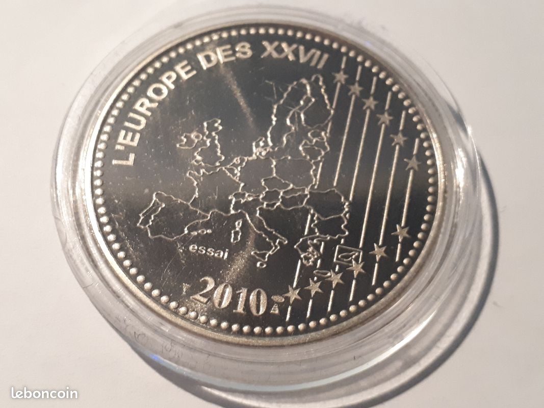 Lot de 5 Médailles 40 mm thème Europe - Euro (image 1)