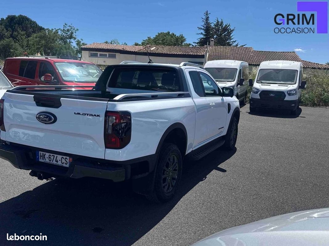FORD RANGER SUPER CABINE 2.0 ECOBLUE 205 CH S&S BVA10 e-4WD WILDTRAK (image 2)