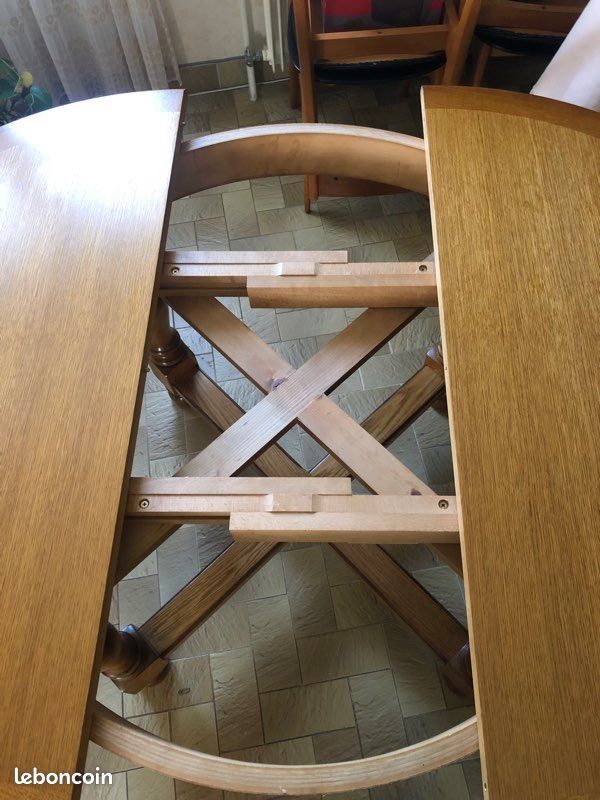 Table ronde et rallonge (image 5)