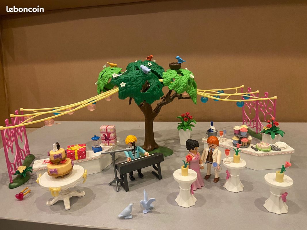 Playmobil 9229 city life pavillon de mariage complet - Jeux & Jouets