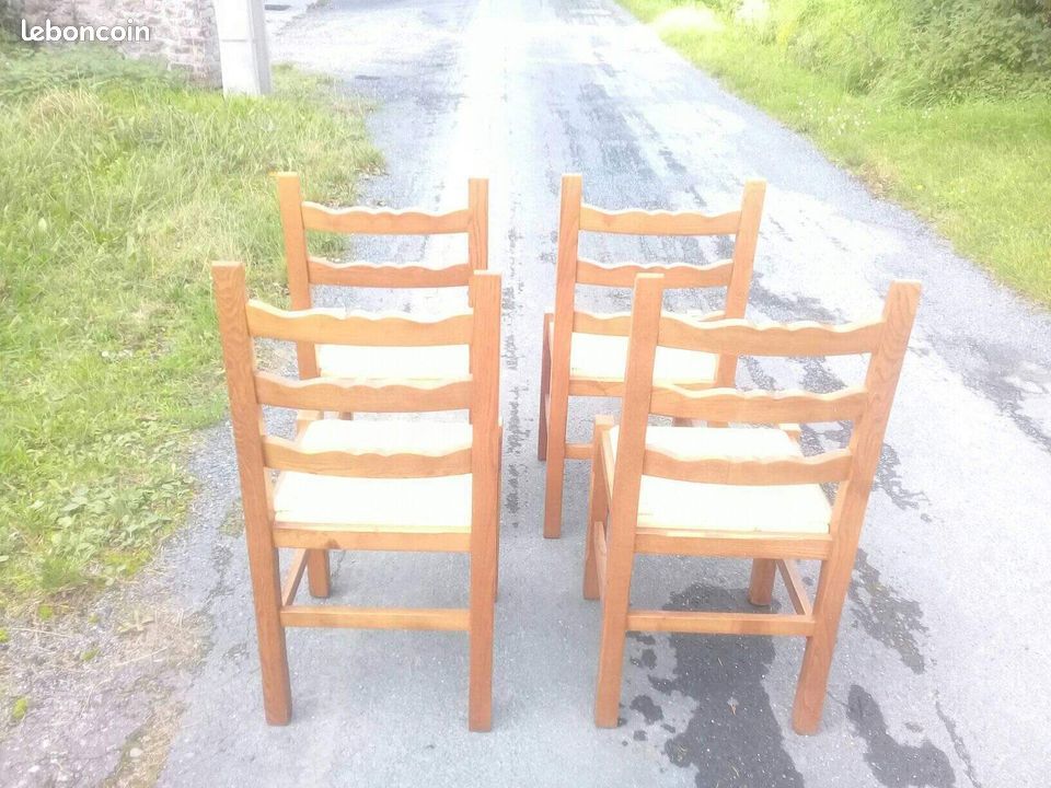 Set de 4 chaises en chêne (image 1)