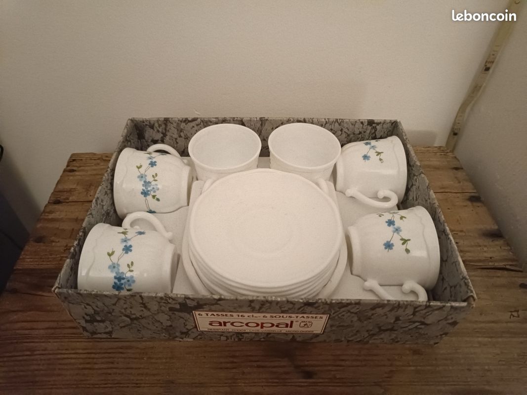 Coffret Arcopal.Service À Café...Vintage.. | UK