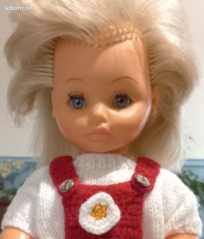 Poupée Vahine Bella 1961 Noire Yeux Dormeurs 25 Cm - Vintage