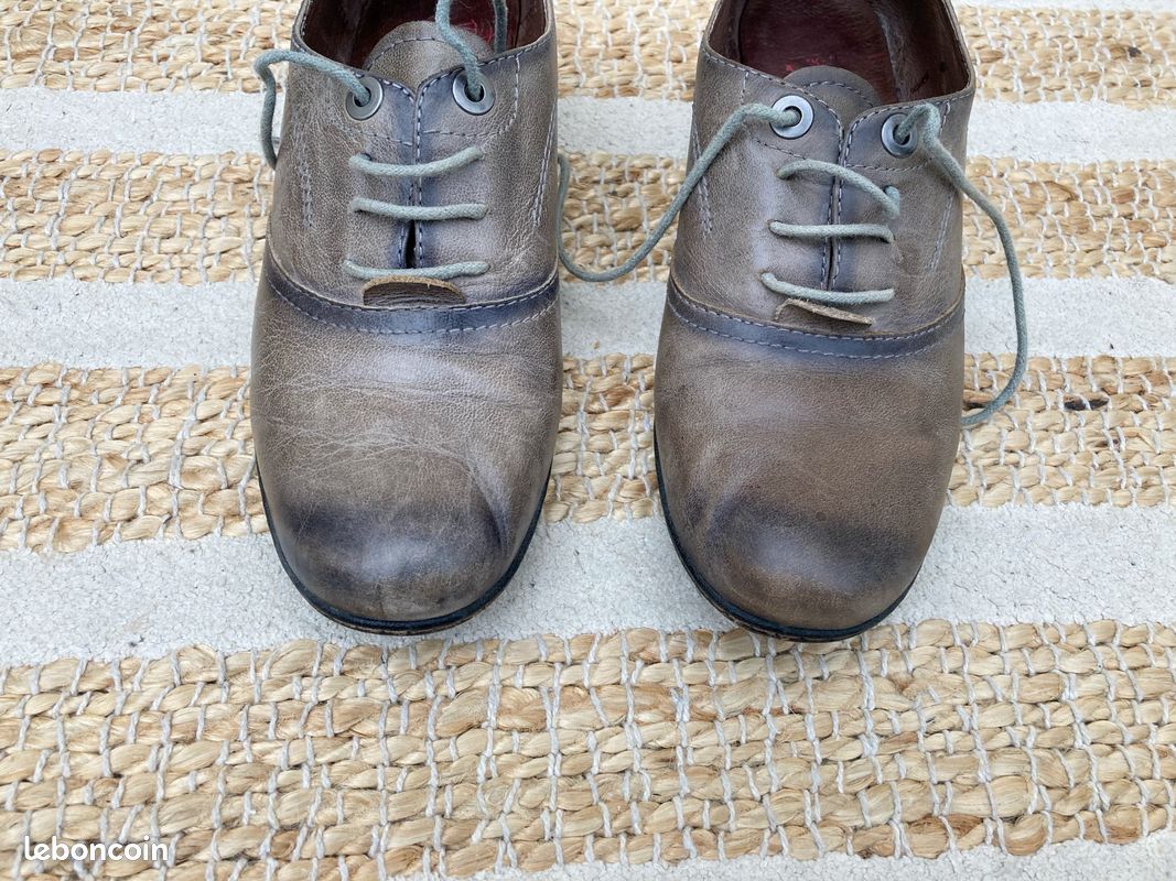 Bottines en cuir taupe - Pikolinos (image 4)