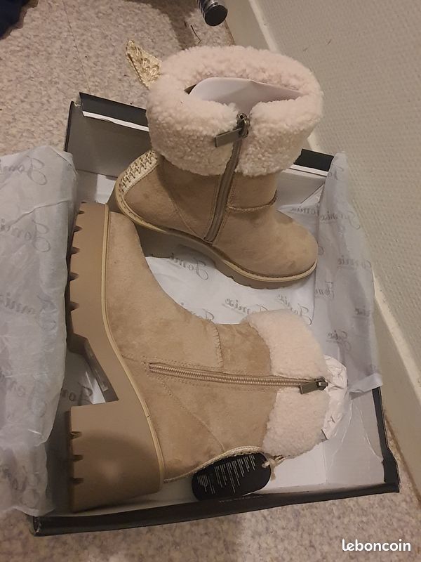 Achat Chaussures Antarctica Femme Botte Pluie Neige, Vente Antarctica 570 Noir Botte Neige