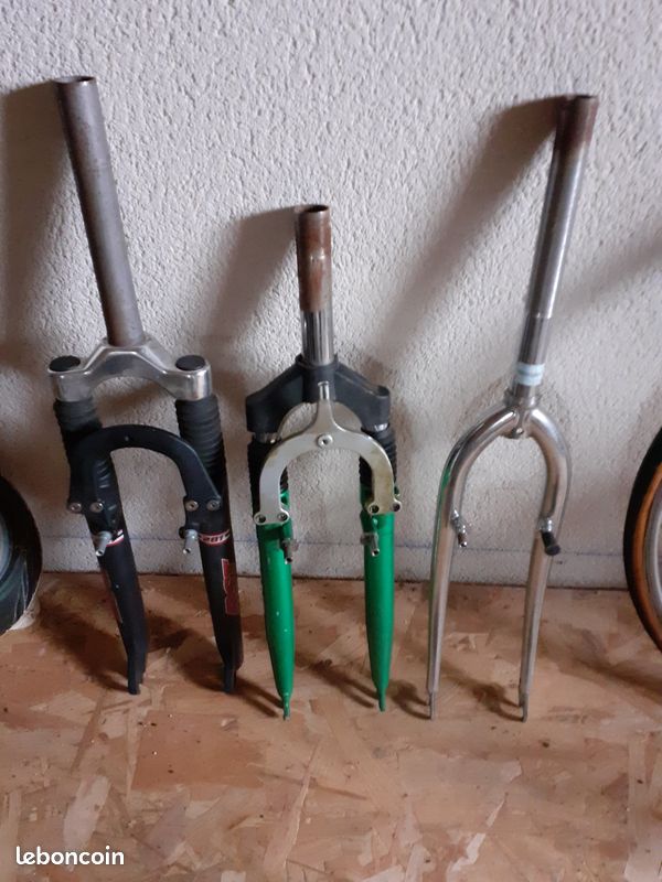 Fourche de ein à disque à ressorts de vélo vintage, fourche de vélo rétro, accessoires de vélo, 26  18