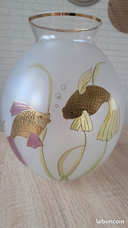 ANCIEN VASE POTERIE en terre cuite- art nouveau ( début 20ème siècle