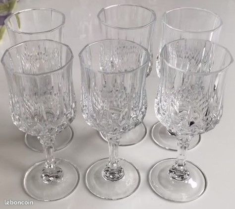 Verres Cristal d'Arques - modèle "Longchamp" (image 4)