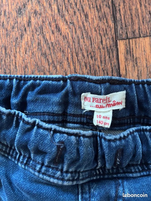 Bermuda en jean DPAM (Du Pareil au Même) – Taille 10 ans (140 cm) (image 3)