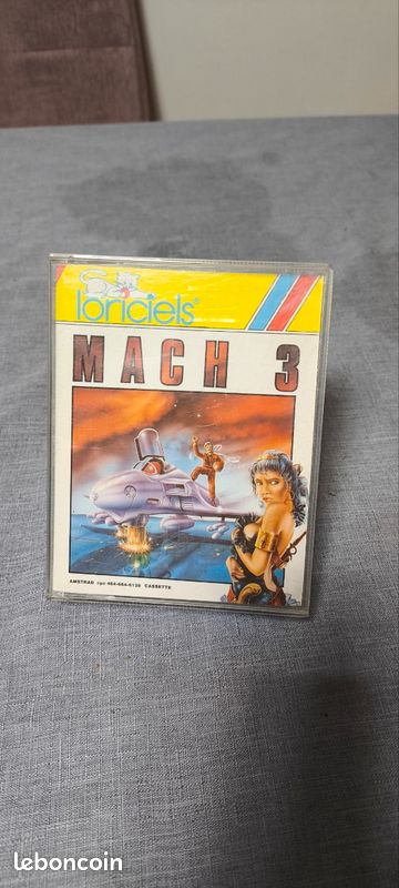 Jeu Amstrad CPC 3D Grand Prix - Version Cassette Complète, Très Bon état, Jeu De Course Rétro (non Testé)