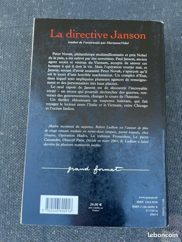 La directive Janson de Robert Ludlum (thriller) (image 2)