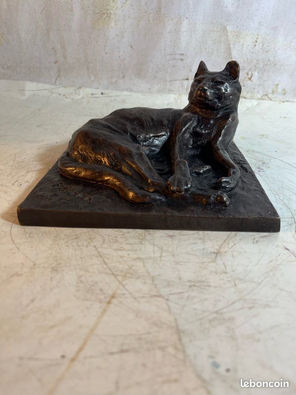 Chat bronze dans sculptures et statues du xxe siècle et contemporaines Chat bronze dans sculptures et statues du xxe siècle et contemporaines