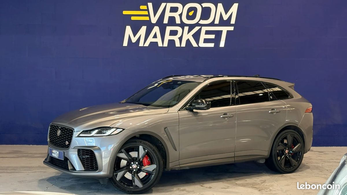 Jaguar F-Pace SVR 5.0 550ch 4x4 - Rare Phase 2 - Toit ouvrant - Son Meridian - Sièges AV/AR et volant chauffants (image 1)