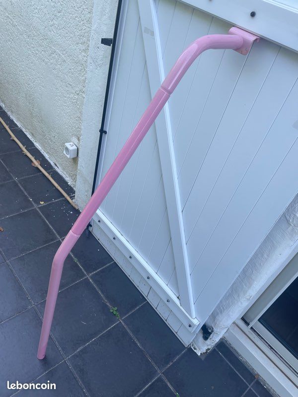 Main courante rose, rambarde FLEXA barrière sécurité (image 1)