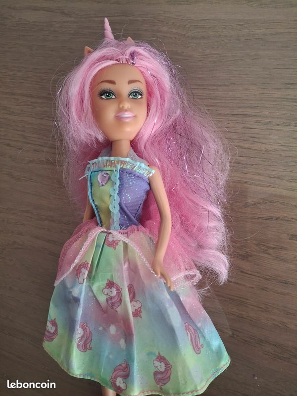 Poupée Licorne - Sparkle Girlz - 26 cm - Tenue colorée - Couronne de licorne (image 5)