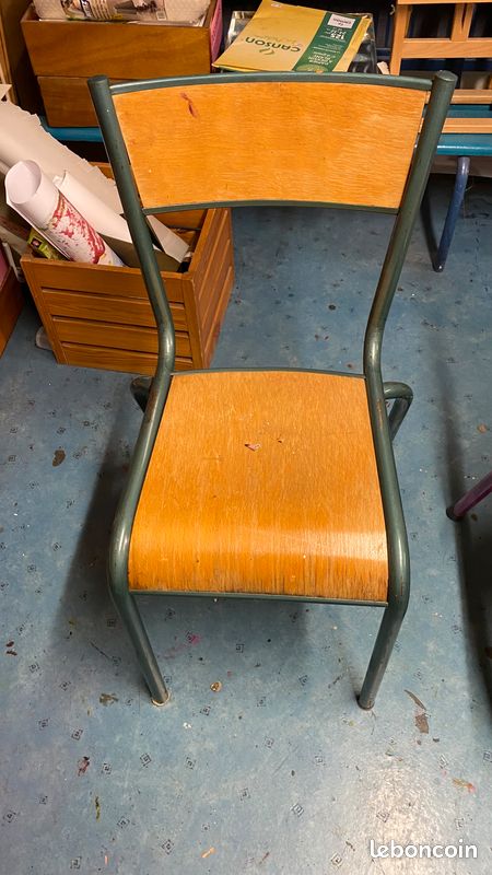 Chaises écolier année 60 (image 1)