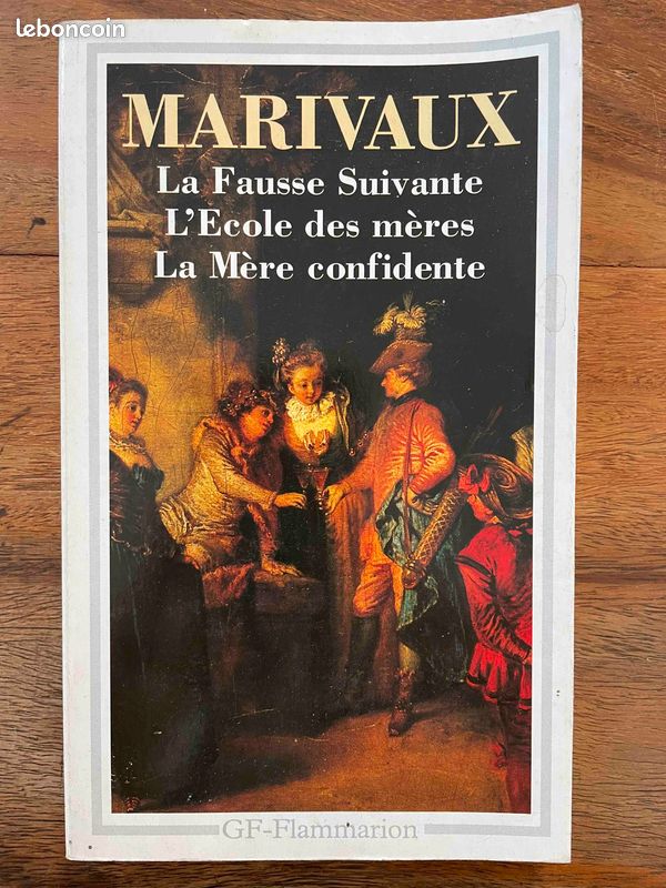 Livre de poche Marivaux "La fausse suivante-L'écoles des mères-La mère confidente" (image 1)