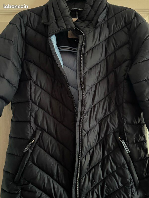 Vends Doudoune Bleu T.38 (image 3)