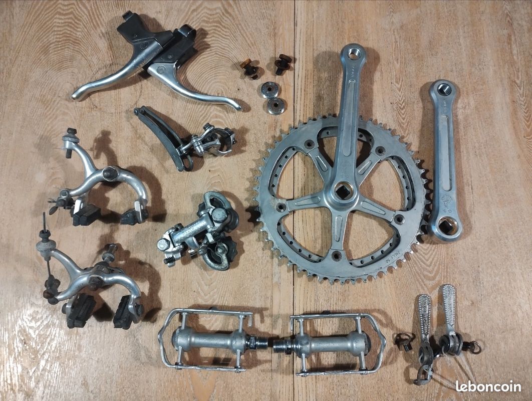 Jeu De Freins Complets Campagnolo Gran Sport Vintage - Neuf D'origine Des Années 70/80 (aluminium, Argent)