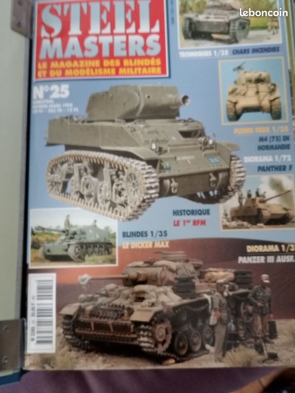 Lot de revues "STEEL MASTERS" avec reliure (du N°25 à 36) (image 1)