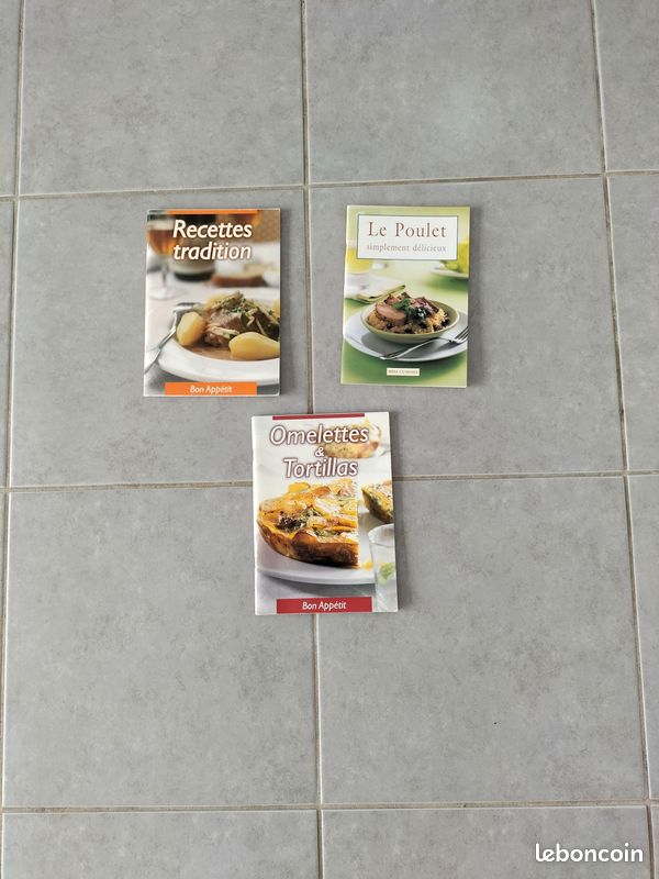 3 livres de recettes de cuisine (image 1)