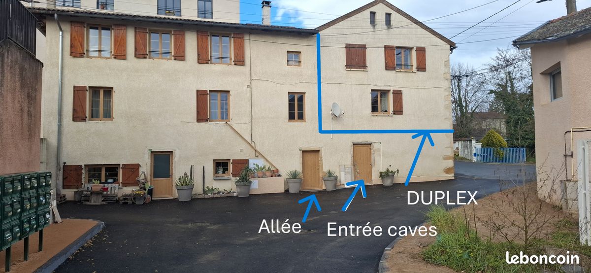 Appartement 4 pièces 106 m² · à Belleville-en-Beaujolais · 105,8 m² · 188 000 €