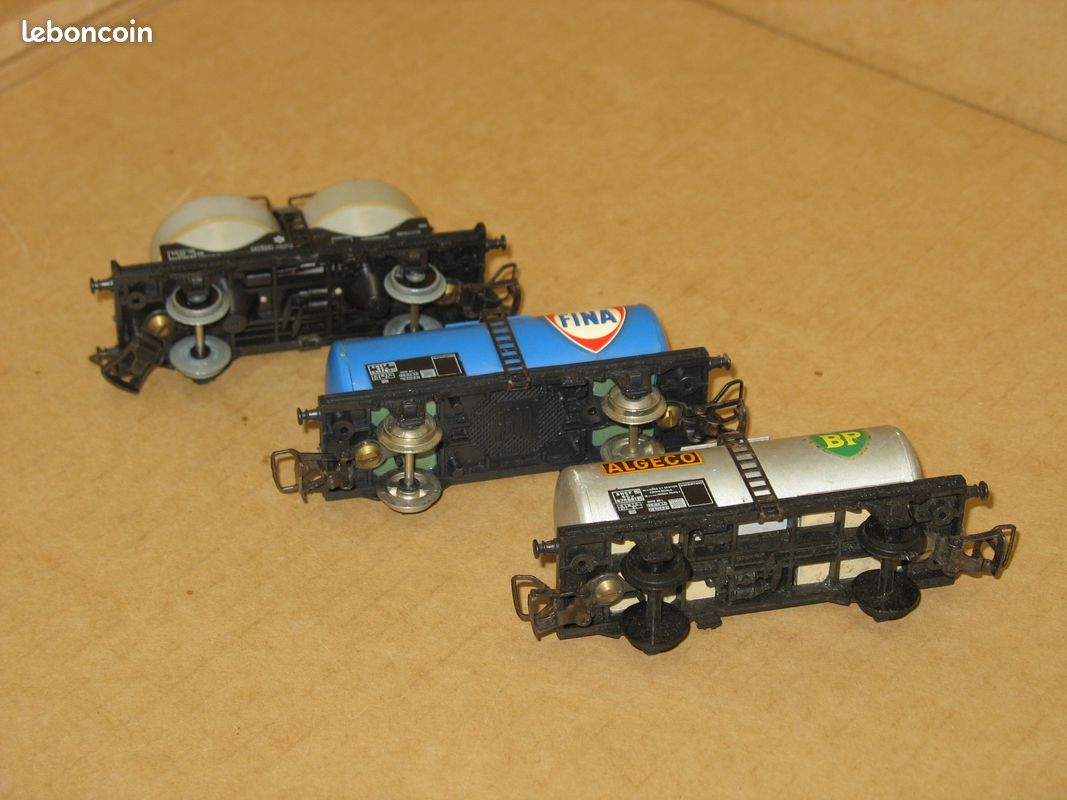Lot 3 Wagons Marchandises échelle 0 – Modélisme Ferroviaire, Anciens Ou D'occasion