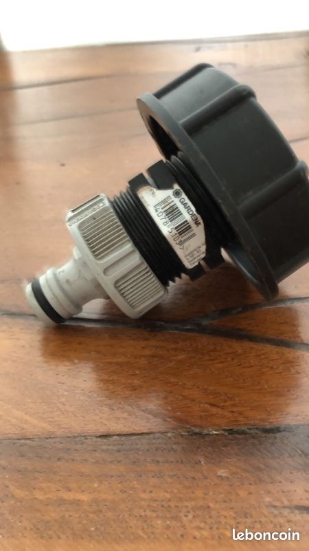 Raccord pour cuve de 1000l p/ tuyau arrosage (image 1)