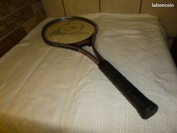 Raquette De Tennis Vintage Dunlop XLT-15 Aluminium - Taille 4-3/8 L, Très Bon état