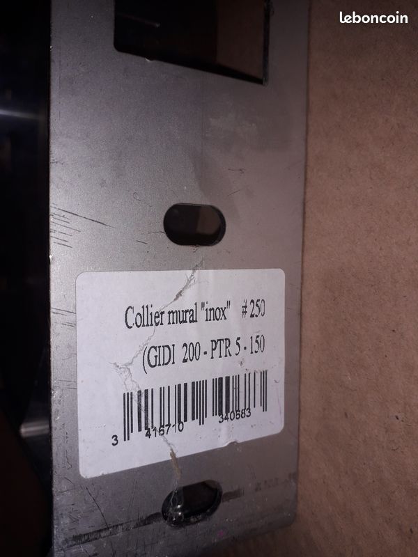 Collier mural inox pour conduit de cheminee (image 6)
