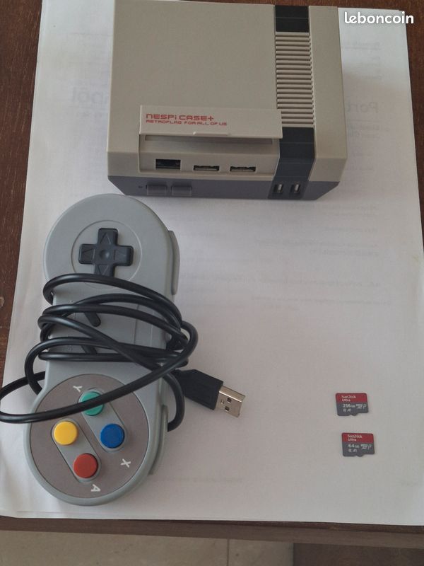 HUTOPI CONSOLE RÉTROGAMING NES (2 Go / 64 Go) - avec Recalbox - NEUF EUR 74,99 - FR