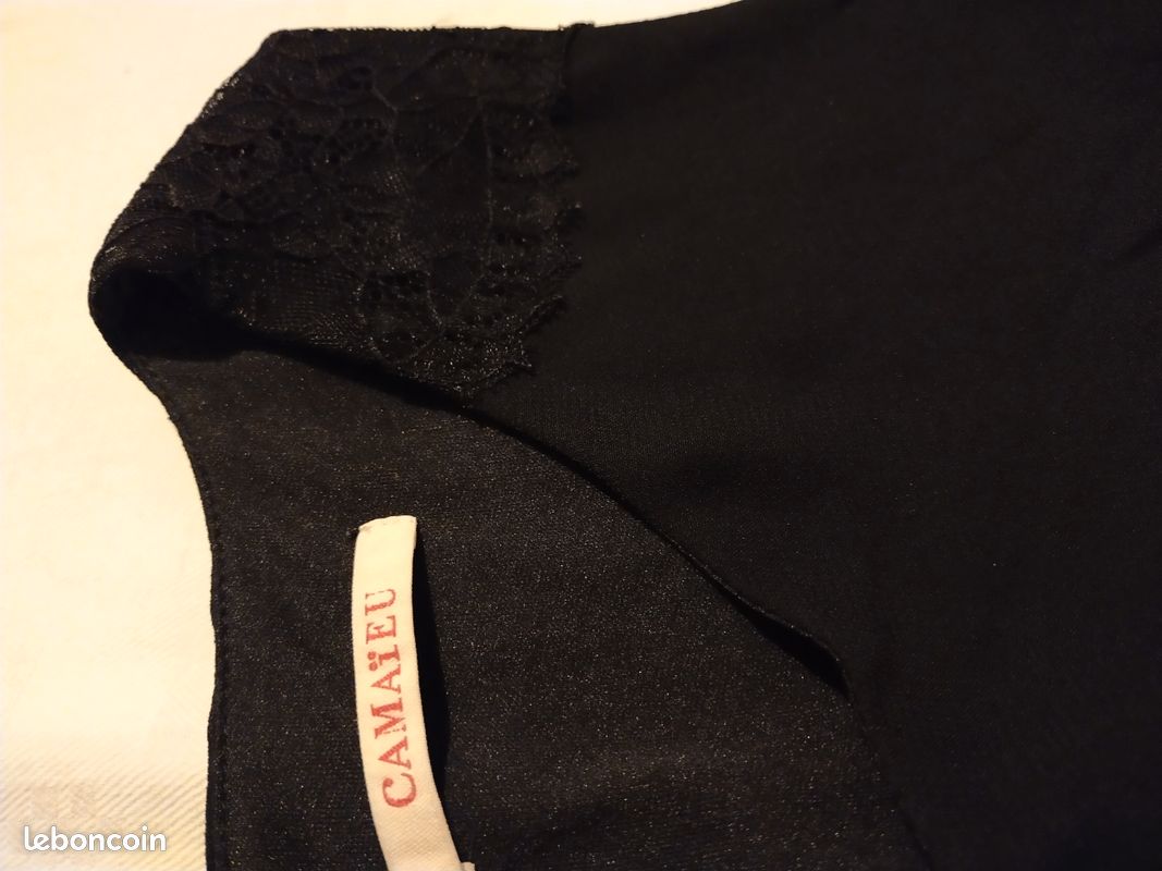 Robe noire soirée taille 40 (image 3)