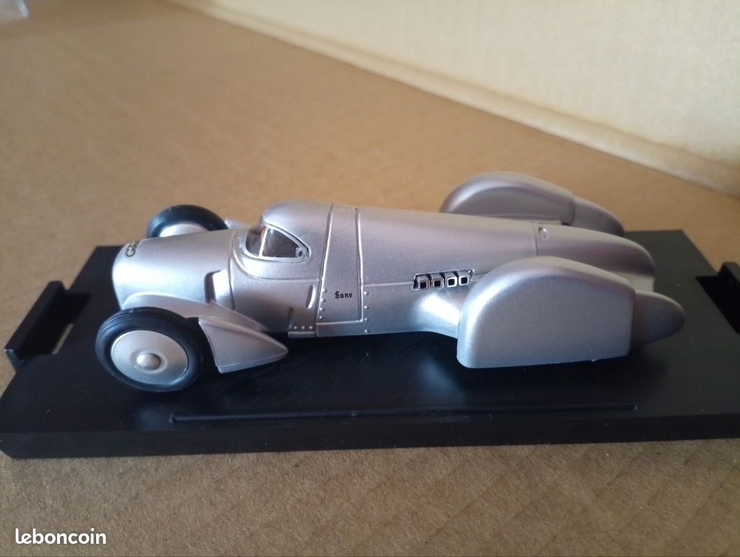 Voiture Miniature Distler Auto Union Record – Tôle – 23 Cm – Allemagne 1935-38 – Bel état