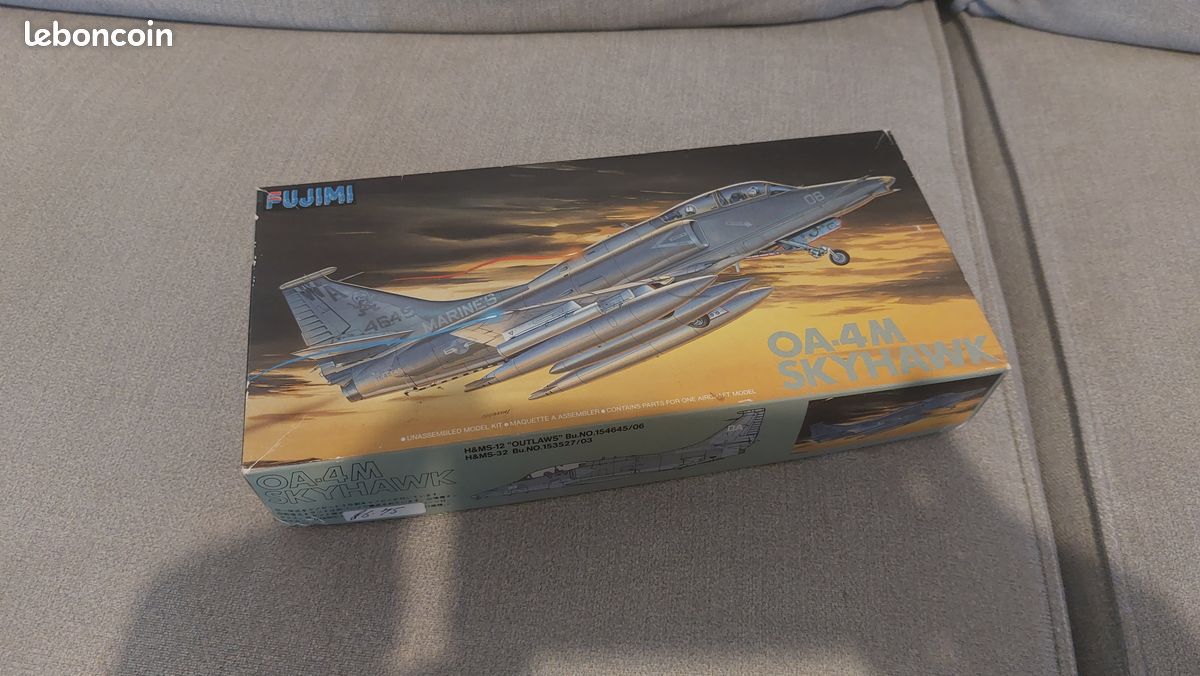 Maquette Fujimi 1/72 OA-4M Skyhawk – Occasion, Sans Décalcomanies
